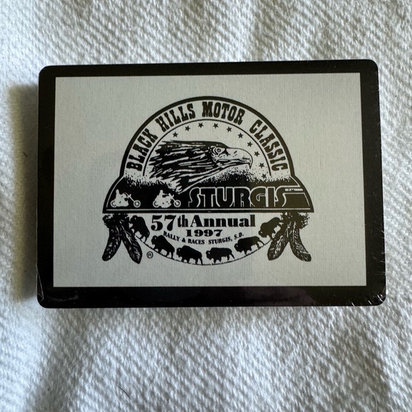 Sturgis 57th Annual Wooden playing cards NEVER OPENED - Picture 6 of 8